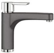 Смеситель Blanco Pylos chrome/Silgranit темная скала фото в Казани и Татарстане