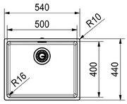 Мойка Franke FEX 210-50 сталь фото 4 в Казани и Татарстане