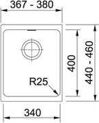 Мойка Franke KBG 110-34 миндаль фото 2 в Казани и Татарстане