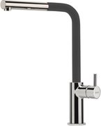 Смеситель Franke Neptune Style выдвижной шланг хром/графит Смеситель Franke Neptune Style выдвижной шланг хром/графит