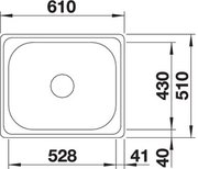 Мойка Blanco PLENTA 6 нержавеющая сталь фото 3 в Казани и Татарстане