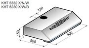 Вытяжка Korting KHT 5332 W фото 2 в Казани и Татарстане