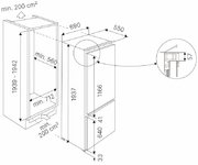 Встраиваемый холодильник Kuppersbusch FKGF 9855.0i фото 2 в Казани и Татарстане