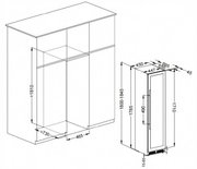 Винный шкаф Meyvel MV106-KST2 Узкий (Slim) фото 4 в Казани и Татарстане
