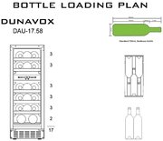 Винный шкаф Dunavox DAU-17.58DB фото 4 в Казани и Татарстане