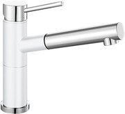 Смеситель Бланко Alta-S compact chrome/Silgranit белый фото в Казани и Татарстане Смеситель Blanco Alta-S compact chrome/Silgranit белый фото в Казани и Татарстане