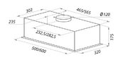 Кухонная вытяжка MAUNFELD Crosby Push 50 белый фото 2 в Казани и Татарстане