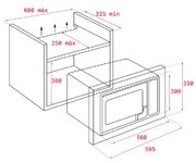 Встраиваемая микроволновая печь Teka ML 8200 BIS NIGHT RIVER BLACK фото 2 в Казани и Татарстане