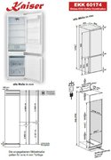 Встраиваемый холодильник Kaiser EKK 60174 фото 4 в Казани и Татарстане