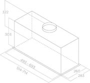 Встраиваемая вытяжка Elica LANE SENSOR IX/A/52 фото 3 в Казани и Татарстане