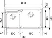 Мойка Franke GAX 620 нержавеющая сталь фото 3 в Казани и Татарстане