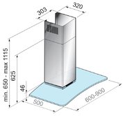 Вытяжка Korting KHC 9972 X фото 2 в Казани и Татарстане
