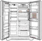 Холодильник Smeg SBS800P9 фото 3 в Казани и Татарстане