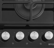 Газовая варочная панель Hyundai HHG 6438 BG фото 4 в Казани и Татарстане