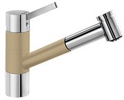 Смеситель Blanco Tivo-S chrome/Silgranit шампань фото в Казани и Татарстане