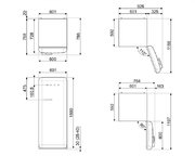 Холодильник Smeg FAB28RPK5 фото 2 в Казани и Татарстане