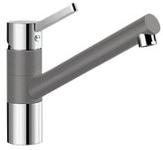 Смеситель Blanco Tivo chrome/Silgranit темная скала фото в Казани и Татарстане