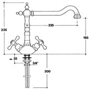 Смеситель Smeg ME4OT фото 3 в Казани и Татарстане