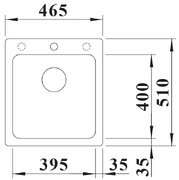 Мойка BLANCO NAYA 45 Silgranit темная скала фото 3 в Казани и Татарстане