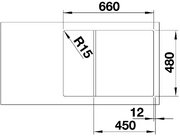 Мойка BLANCO ZIA 45 S Compact Silgranit антрацит фото 3 в Казани и Татарстане