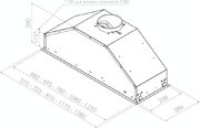Встраиваемая вытяжка Pando GTI/510 NEGRO V.1050 ECO SEC PLUS фото 2 в Казани и Татарстане