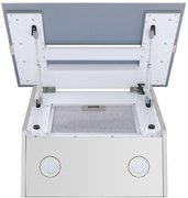 Вытяжка Maunfeld MERSEY 50 Inox Glass white фото 4 в Казани и Татарстане