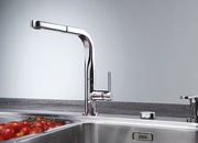 Смеситель Franke Sinos оптика нержавеющей стали, выдвижной шланг фото 2 в Казани и Татарстане