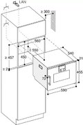 Комбинированный духовой шкаф-пароконвектомат Gaggenau BSP260101 фото 3 в Казани и Татарстане