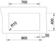 Мойка BLANCO CLARON 700-U нержавеющая сталь Durinox фото 4 в Казани и Татарстане