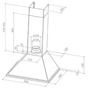 Вытяжка Faber SYNTHESIS BK A90 PB фото 2 в Казани и Татарстане