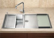 Мойка Бланко Claron 400/550-T-IF/N чаша слева нержавеющая сталь фото 2 в Казани и Татарстане Мойка Blanco Claron 400/550-T-IF/N чаша слева нержавеющая сталь фото 2 в Казани и Татарстане