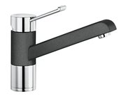 Смеситель Blanco Zenos chrome/Silgranit кофе фото 2 в Казани и Татарстане