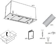 Встраиваемая вытяжка Pando EVO/580.11 INOX V.850 SEC фото 3 в Казани и Татарстане