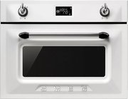 Компактный духовой шкаф с пароваркой Smeg SF4920VCB