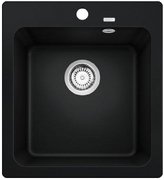Мойка Blanco NAYA 45 SILGRANIT черный клапан-автомат InFino 526572