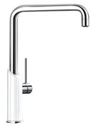 Смеситель Blanco Jil сочетание материалов хром/керамика белый фото 2 в Казани и Татарстане