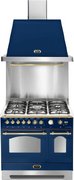 Вытяжка Lofra DOLCEVITA 90 BLUE & BRASS фото 4 в Казани и Татарстане