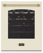 Встраиваемый винный шкаф Lofra ZBRBI36T BRASS две зоны