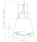 Вытяжка ELICA JUNO URBAN ZINC/F/50 фото 4 в Казани и Татарстане