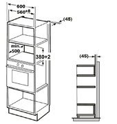 Встраиваемая микроволновая печь Brandt BMG2115X фото 4 в Казани и Татарстане