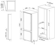 Встраиваемый холодильник Smeg C8174N3E1 фото 2 в Казани и Татарстане