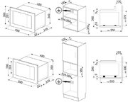 Встраиваемая микроволновая печь Smeg FMI120B3 фото 3 в Казани и Татарстане