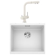 Blanco (мойка SUBLINE 500-U SILGRANIT + FONTAS-S II SILGRANIT белый)