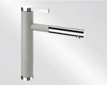 Смеситель Blanco Linee-S Silgranit жемчужный Смеситель Blanco Linee-S Silgranit жемчужный