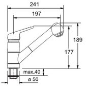 Смеситель Franke 160 хром фото 2 в Казани и Татарстане