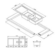 Мойка Смег LQR116-2 фото 3 в Казани и Татарстане Мойка Smeg LQR116-2 фото 3 в Казани и Татарстане