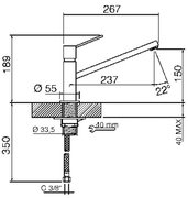 Смеситель Smeg MFQ7-IS2 фото 2 в Казани и Татарстане