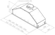 Встраиваемая вытяжка Pando GTI/510 IX V1050 ECO SEC PLUS фото 4 в Казани и Татарстане
