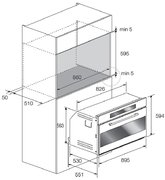 Духовой шкаф Fulgor Milano FCO 9613 TM 2F X фото 4 в Казани и Татарстане