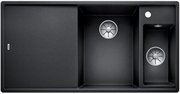 Мойка Blanco AXIA III 6 S чаша справа, доска стекло клапан-автомат InFino® антрацит